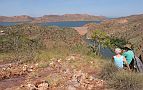 02-Great views of the Ord River (Lake Argyle) dam wall 